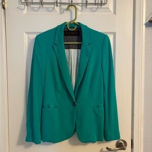 Zara Basic Teal Blazer